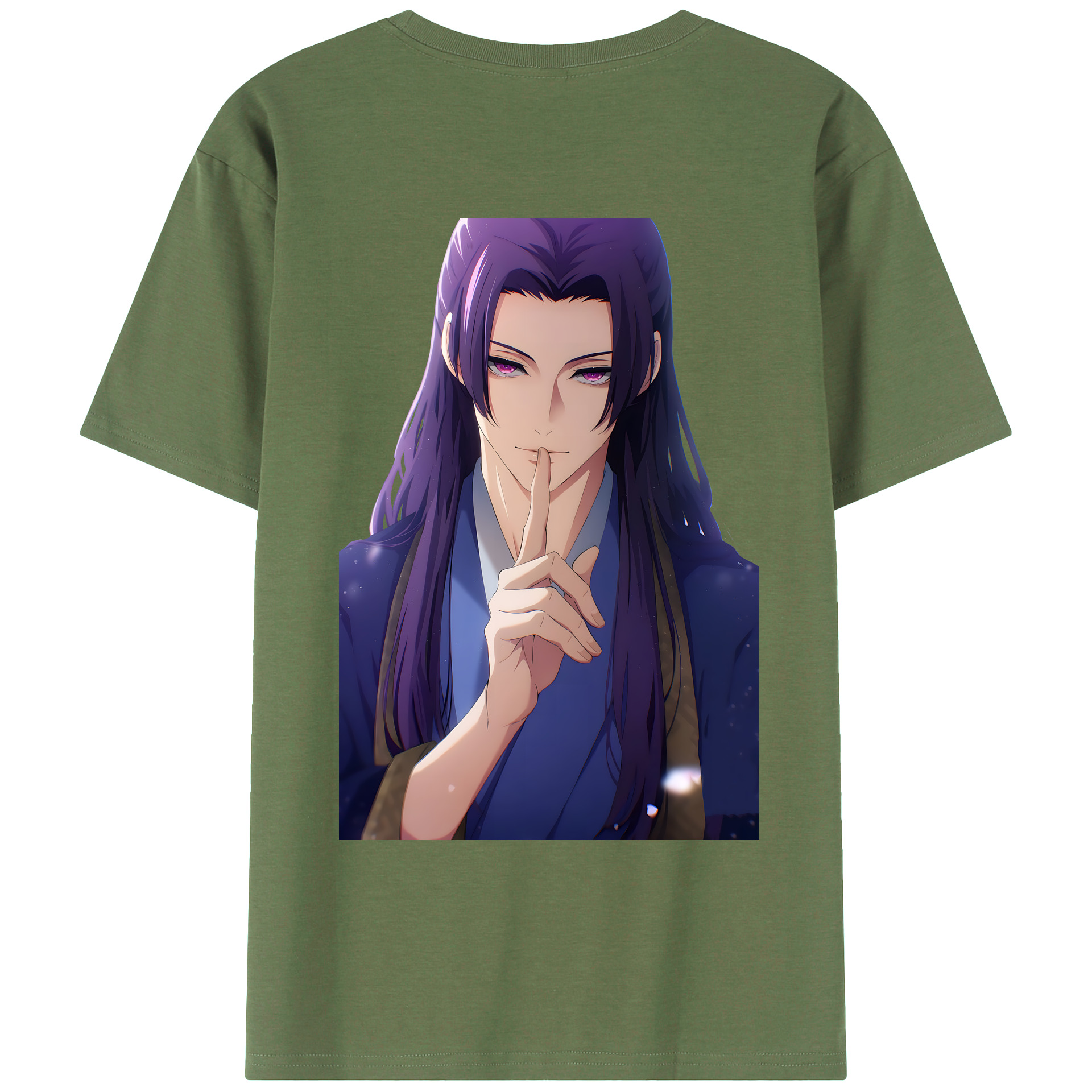（画像用） 薬屋のひとりごと The Apothecary Diaries 綿100％ メンズ半袖Tシャツ（バックプリント） 通気性